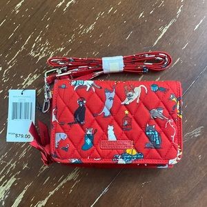 Vera Bradley Red Christmas Cats